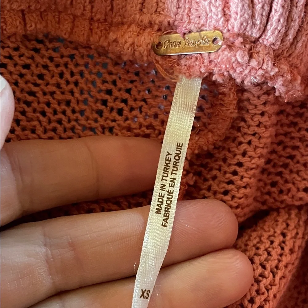 Free People Pink Knit‎ Beach Pants XS